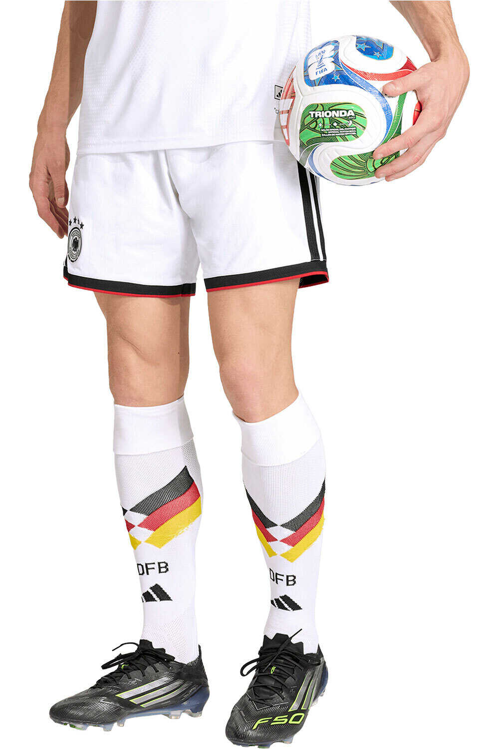 adidas pantalones fútbol oficiales 1 EQUIPACIN ALEMANIA 26 OFICIAL vista frontal