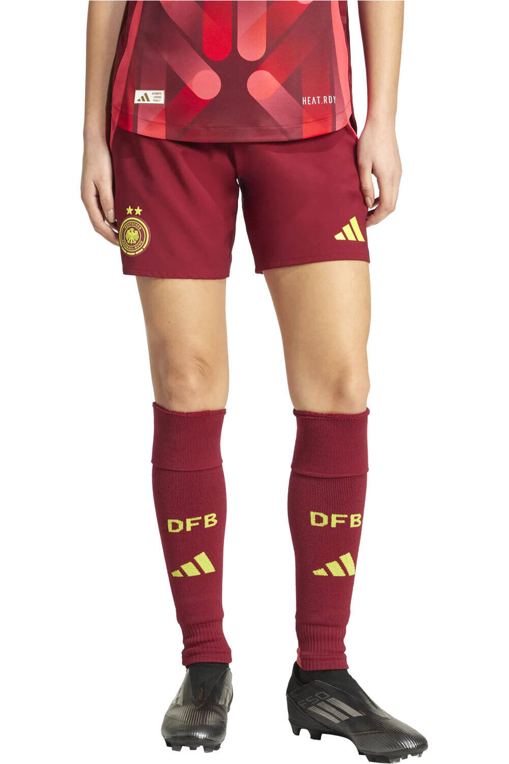 adidas pantalones fútbol oficiales ALEMANIA 25 A SHO AU W vista frontal