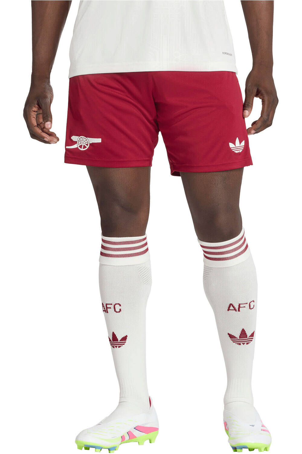 adidas pantalones fútbol oficiales ARSENAL 26 3 SHO vista frontal