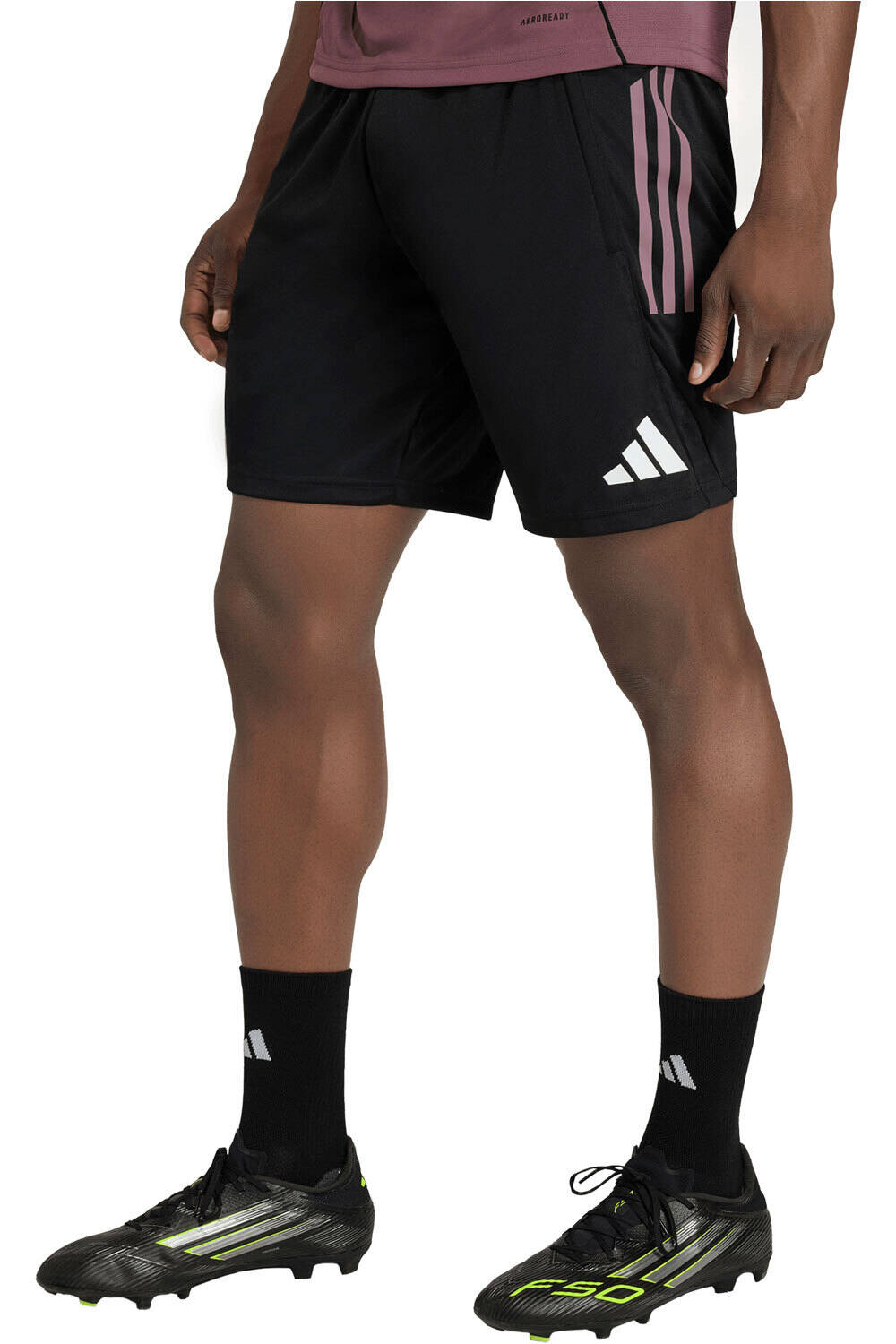 adidas pantalones fútbol oficiales ENTRENO REAL MADRID TIRO 25 COMPET vista frontal