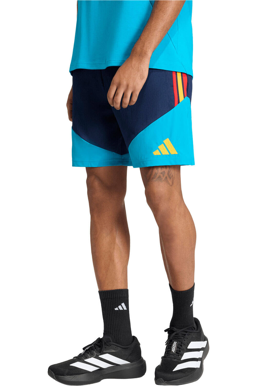 adidas pantalones fútbol oficiales ESPAA 26 TIRO vista frontal