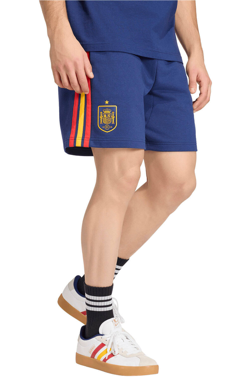 adidas pantalones fútbol oficiales ESPAA DNA vista frontal