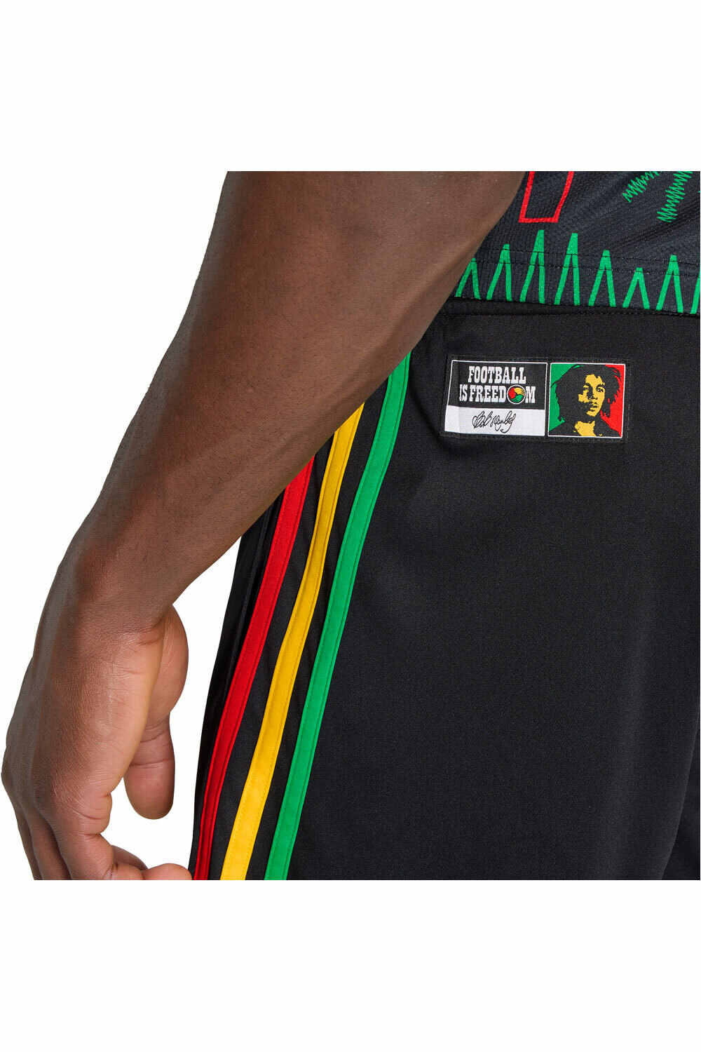 adidas pantalones fútbol oficiales JAMAICA 26 AWAY vista detalle