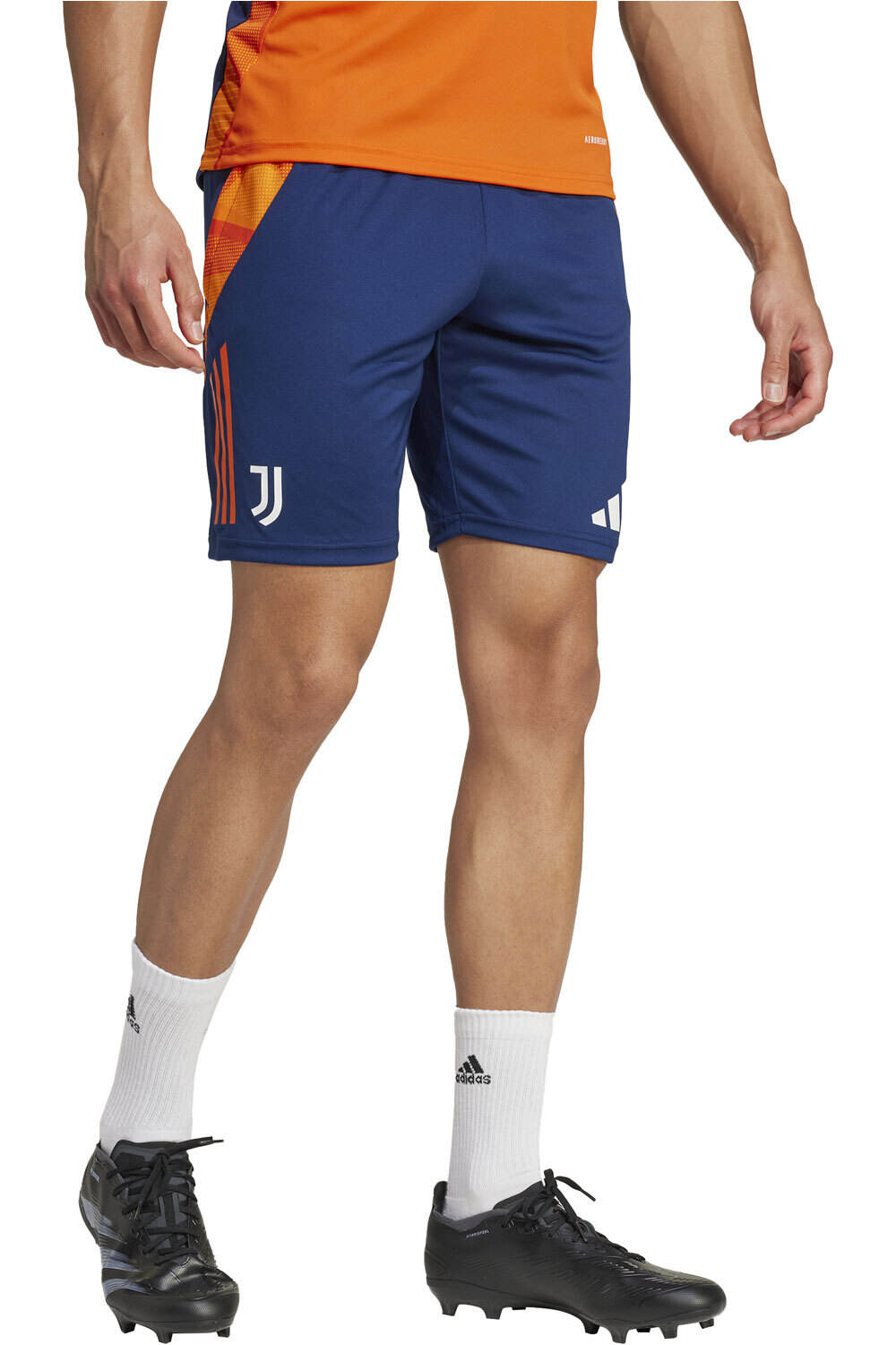 adidas pantalones fútbol oficiales JUVENTUS 25 TR SHO vista frontal