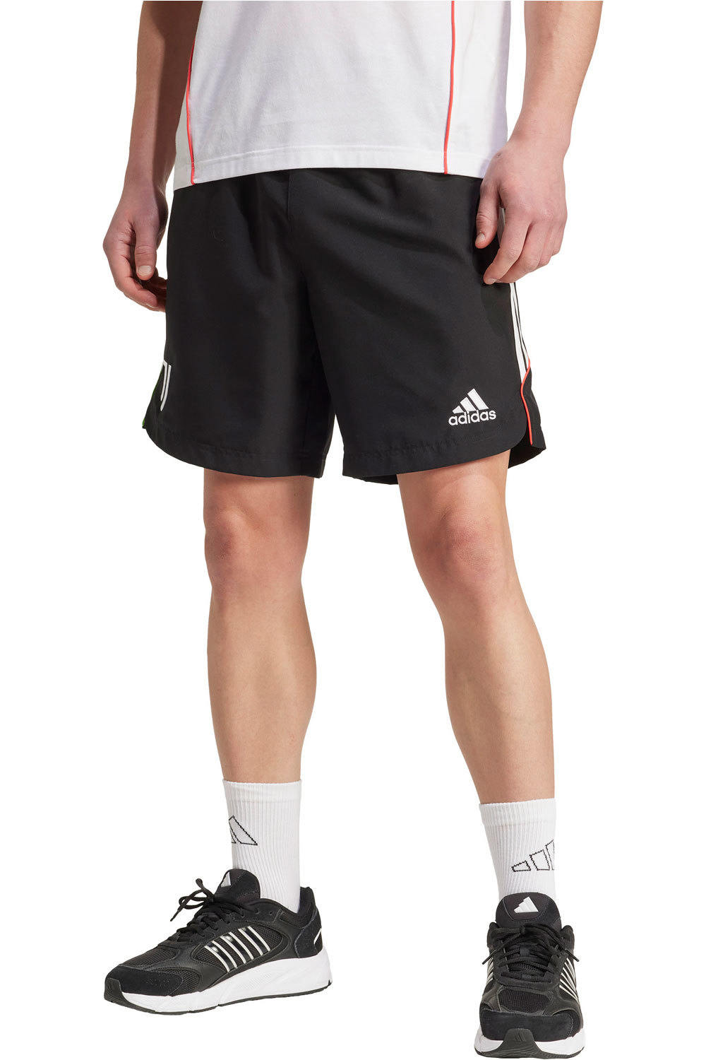 adidas pantalones fútbol oficiales JUVENTUS 25 UBP SHO vista frontal