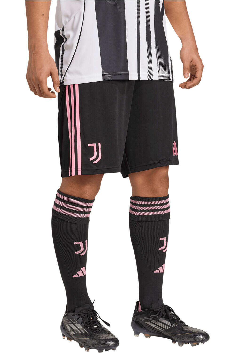 adidas pantalones fútbol oficiales JUVENTUS 26 H SHO vista frontal