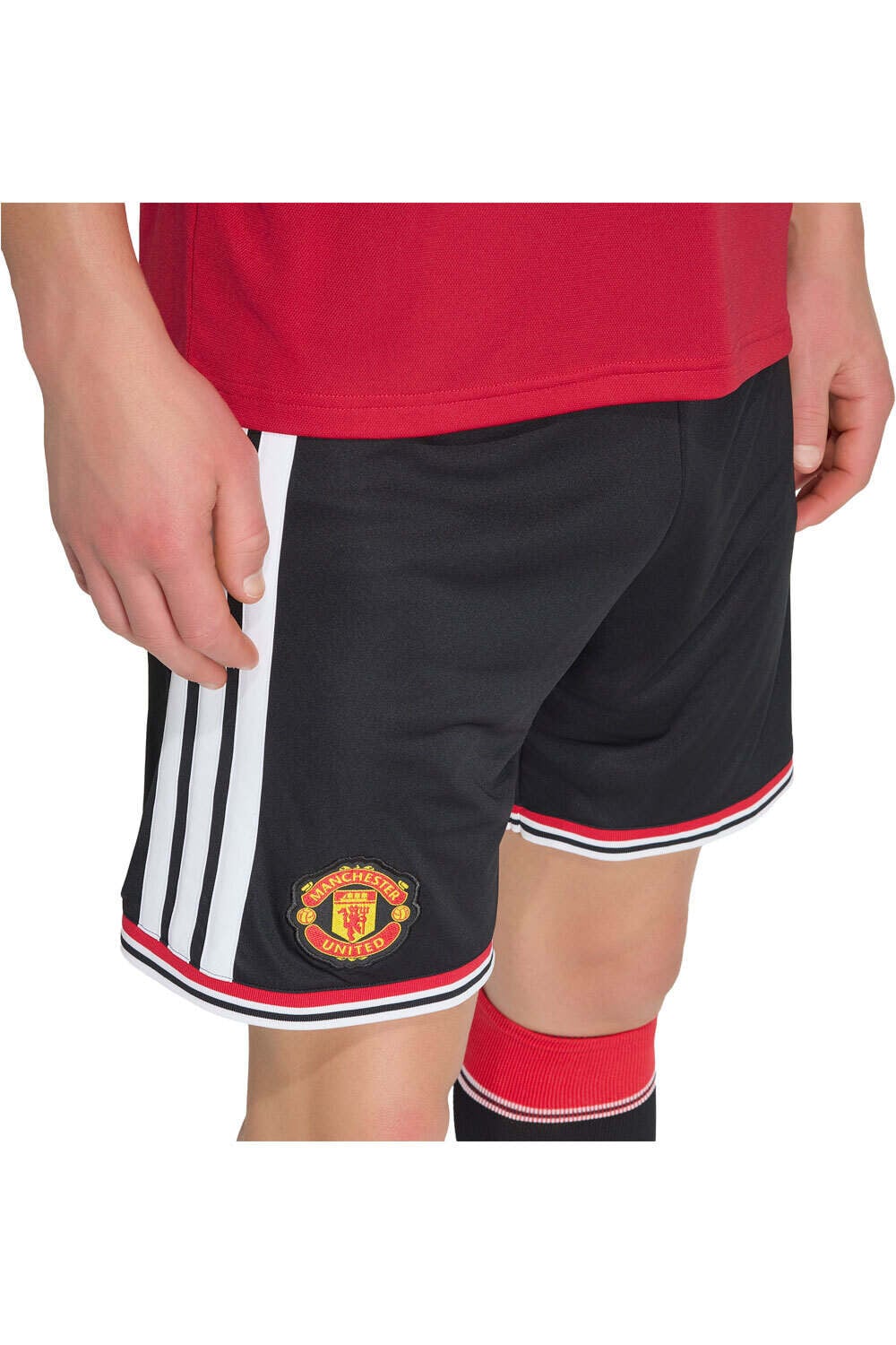adidas pantalones fútbol oficiales MANCHESTER UNITED 1a EQUIPACIN 26/27 vista detalle