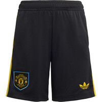 adidas pantalones fútbol oficiales niño 3 EQUIPACIN MANCHESTER UNITED 25/26 vista frontal