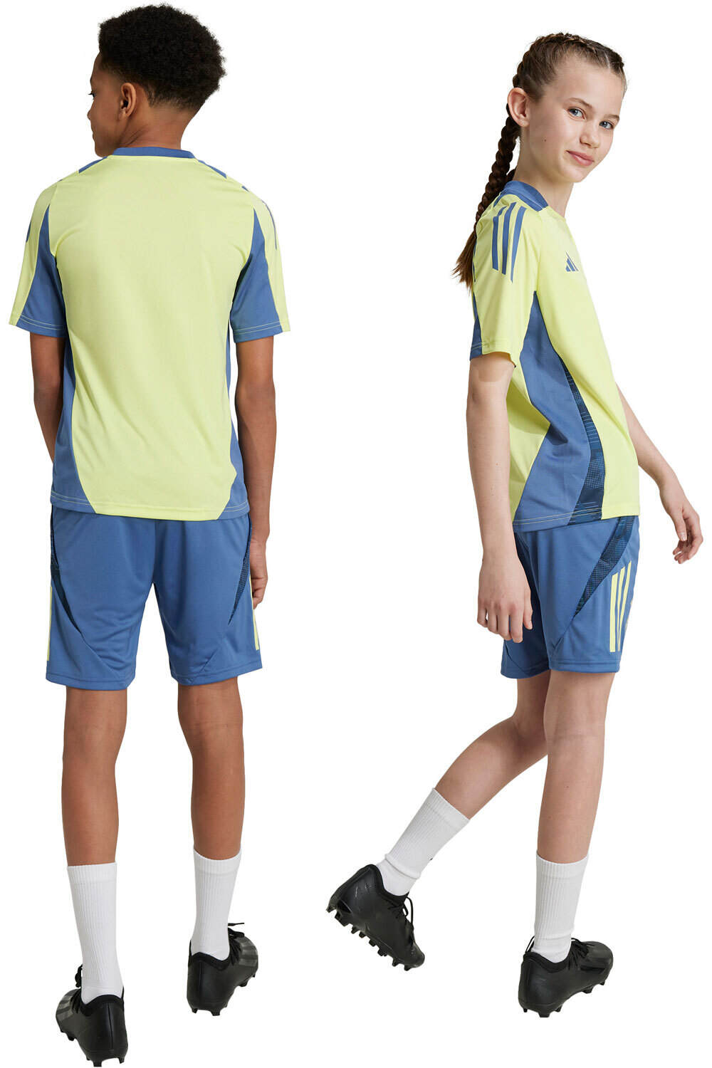 adidas pantalones fútbol oficiales niño AJAX 25 TR SHO Y vista trasera