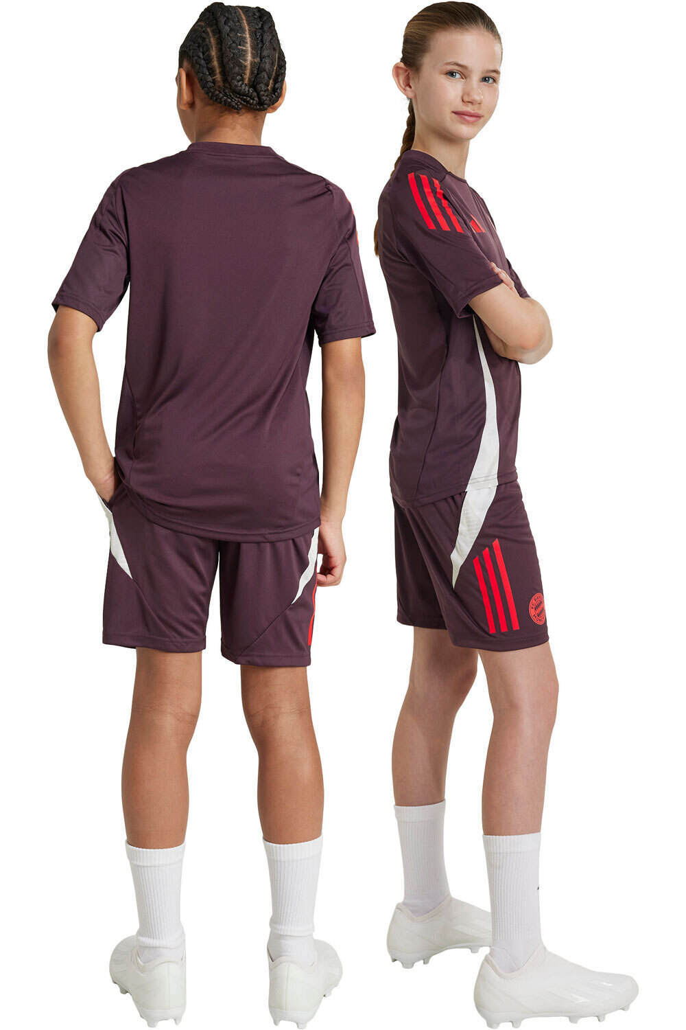 adidas pantalones fútbol oficiales niño B.MUNICH 25 TR SHO Y vista trasera