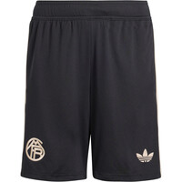 adidas pantalones fútbol oficiales niño B.MUNICH 26 3 SHO Y vista frontal