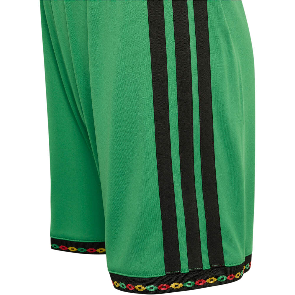adidas pantalones fútbol oficiales niño JAMAICA 26 HOME SHORT vista trasera