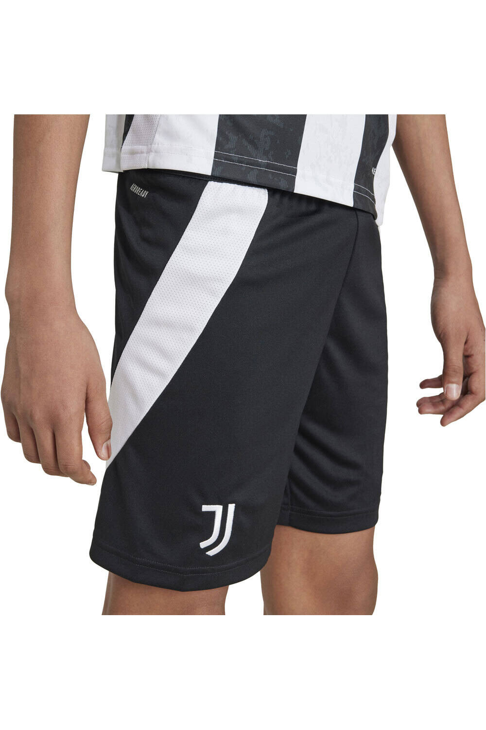 adidas pantalones fútbol oficiales niño JUVENTUS 25 H SHO Y vista trasera