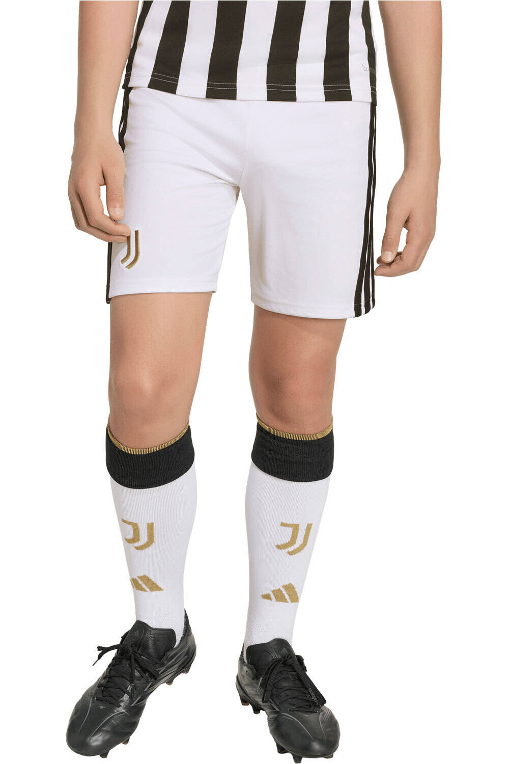 adidas pantalones fútbol oficiales niño JUVENTUS 26/27 PRIMERA EQUIPACIN vista frontal