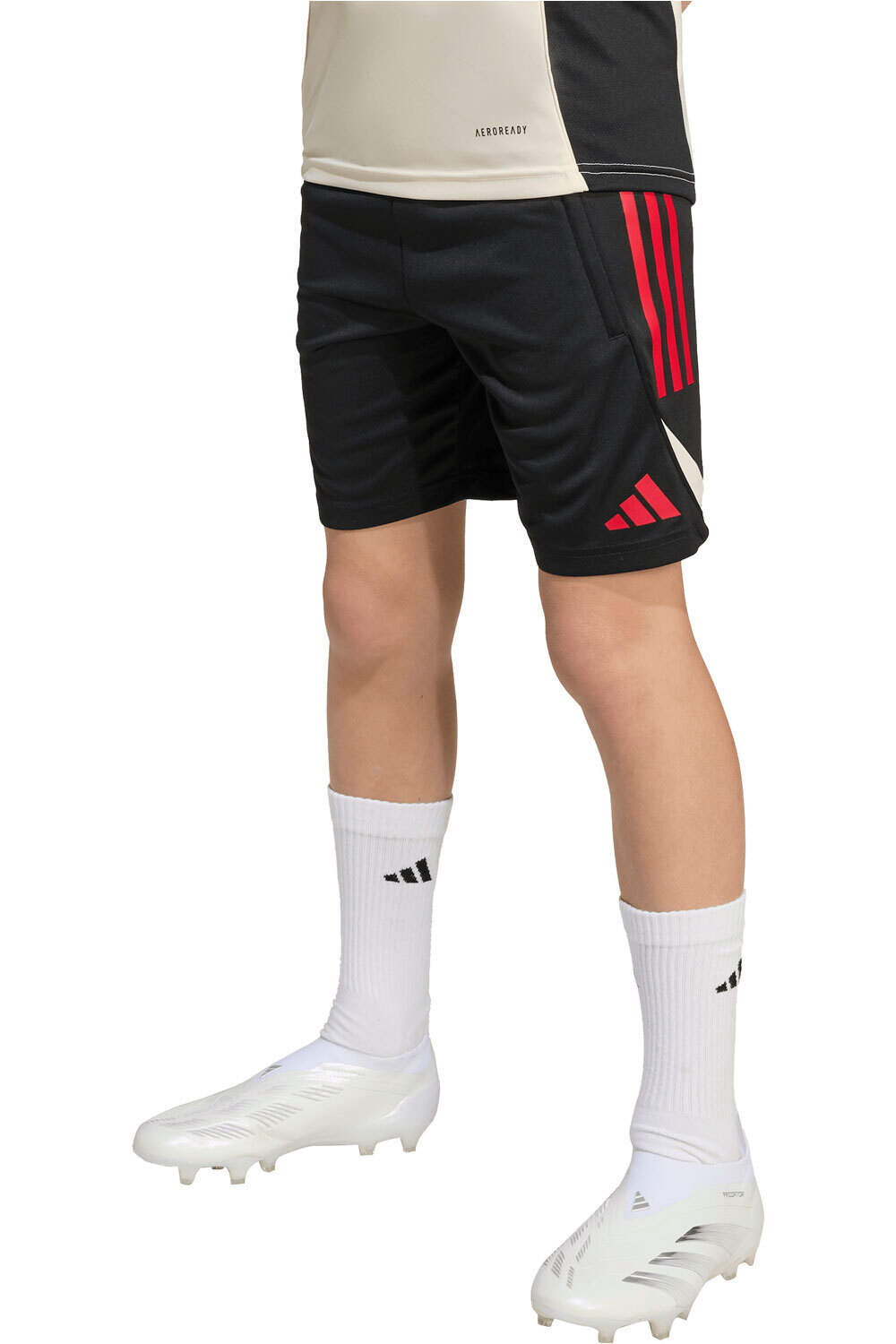 adidas pantalones fútbol oficiales niño LIVERPOOL 26 TR SHO Y vista frontal