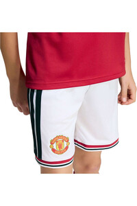 adidas pantalones fútbol oficiales niño MANCHESTER UNITED 26/27 vista detalle