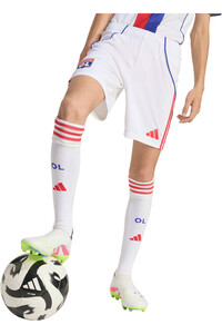 adidas pantalones fútbol oficiales niño O.LYON 26 H SHO Y vista detalle