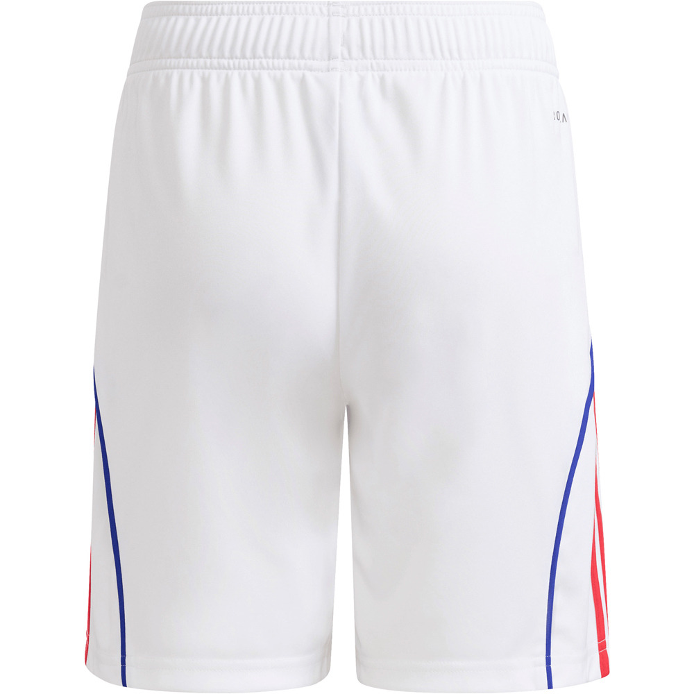 adidas pantalones fútbol oficiales niño O.LYON 26 H SHO Y vista trasera