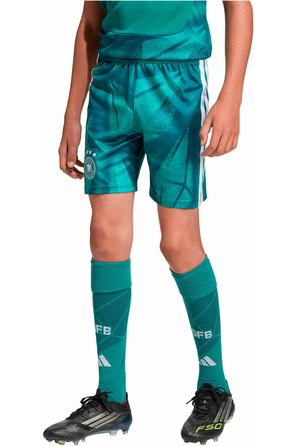 adidas pantalones fútbol oficiales niño PORTERO 1 EQUIPACIN ALEMANIA 26 vista frontal