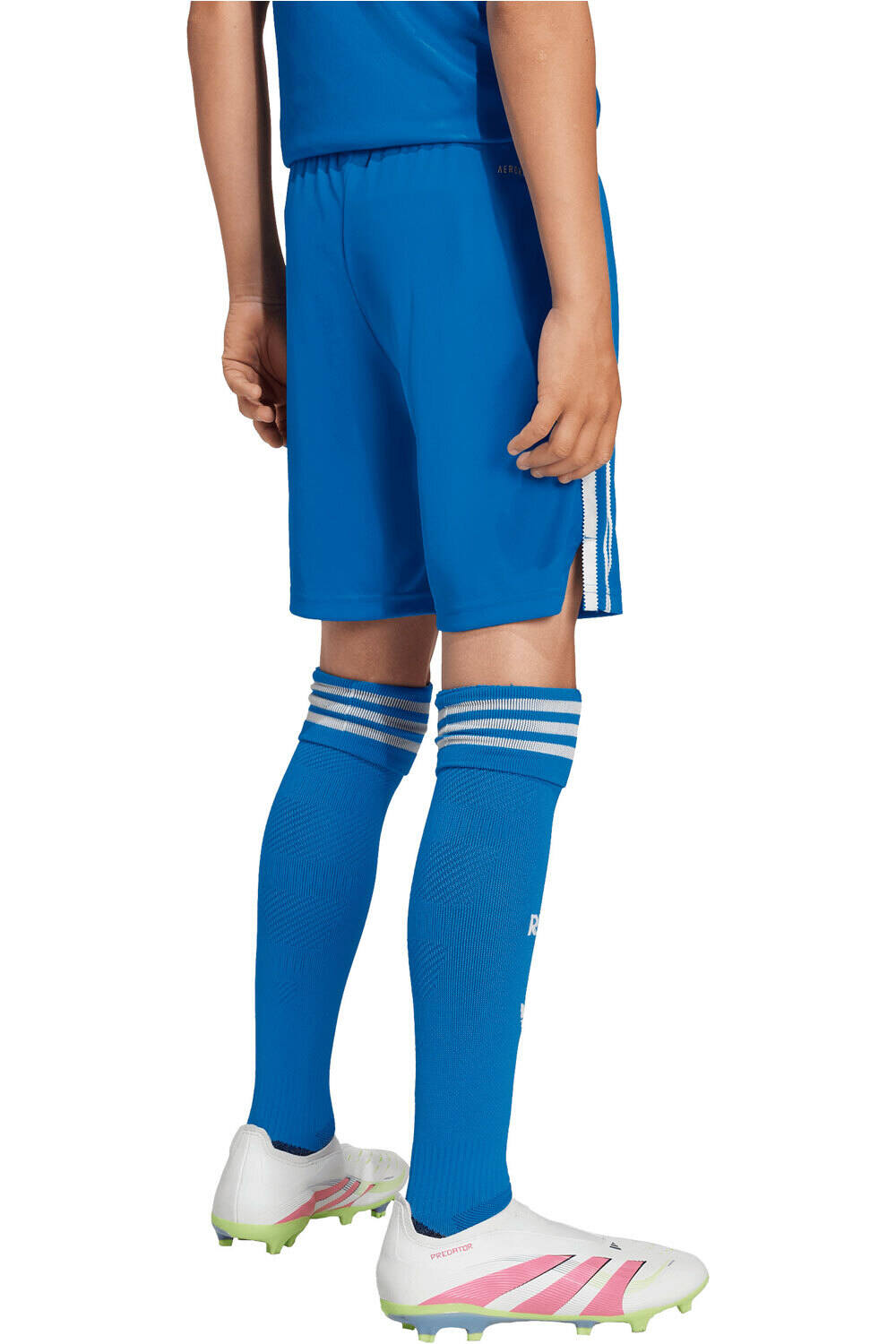 adidas pantalones fútbol oficiales niño R.MADRID 26 3 SHO Y vista trasera