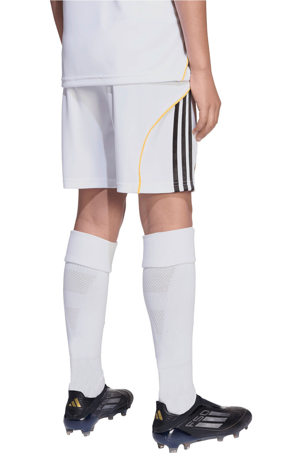 adidas pantalones fútbol oficiales niño R.MADRID 26 H SHO Y vista trasera