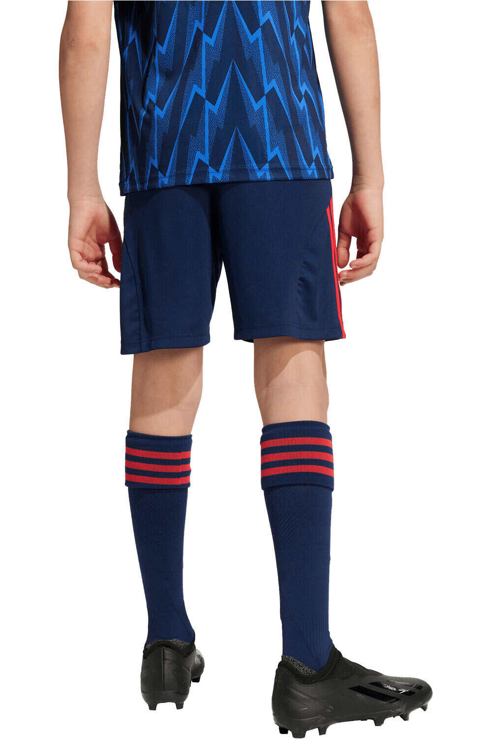 adidas pantalones fútbol oficiales niño SEGUNDA EQUIPACIN ARSENAL 25/26 vista trasera