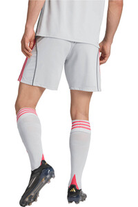 adidas pantalones fútbol oficiales O.LYON 26 3 SHO vista trasera