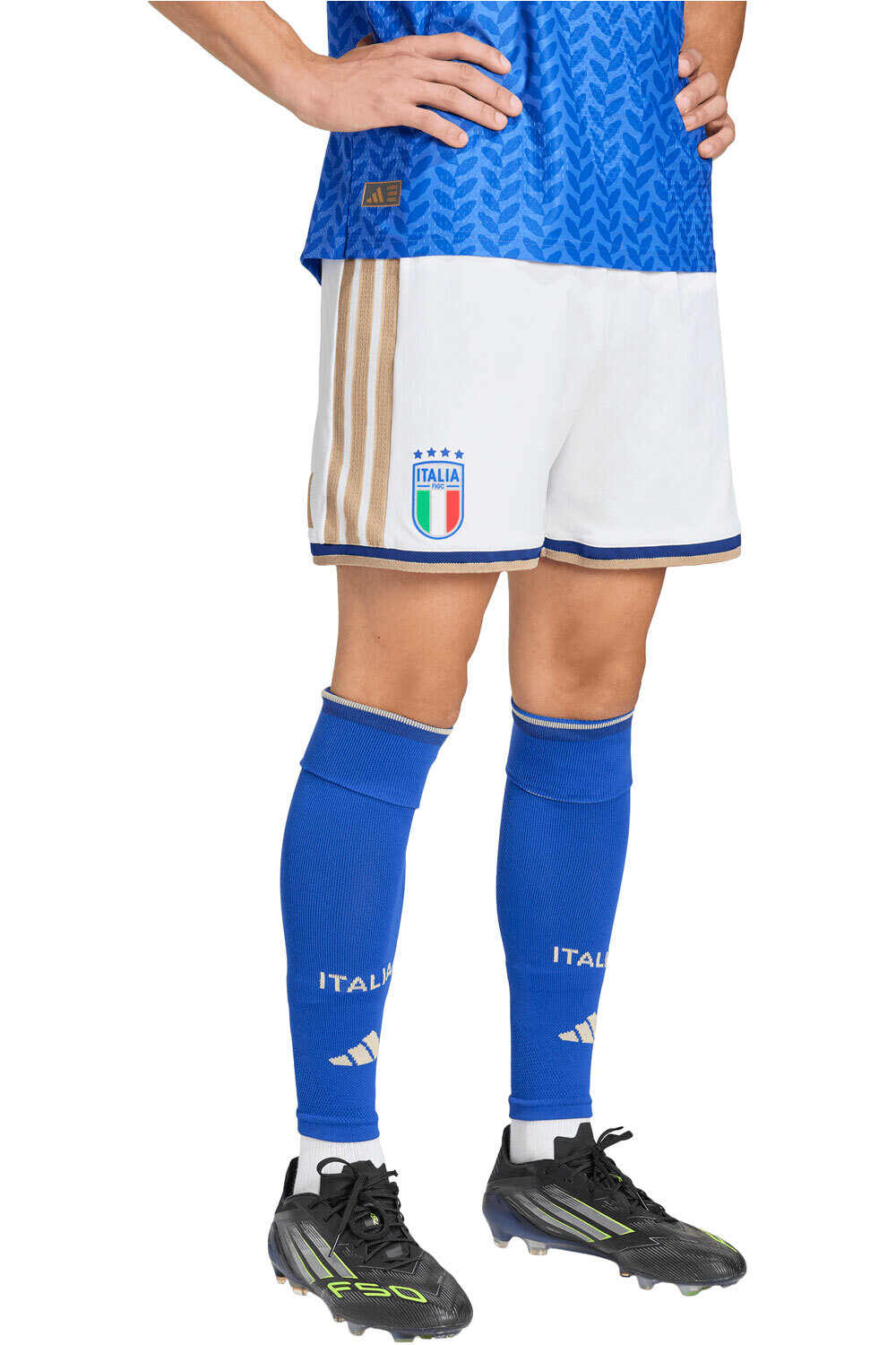 adidas pantalones fútbol oficiales PRIMERA EQUIPACIN ITALIA 26 OFICIAL vista frontal