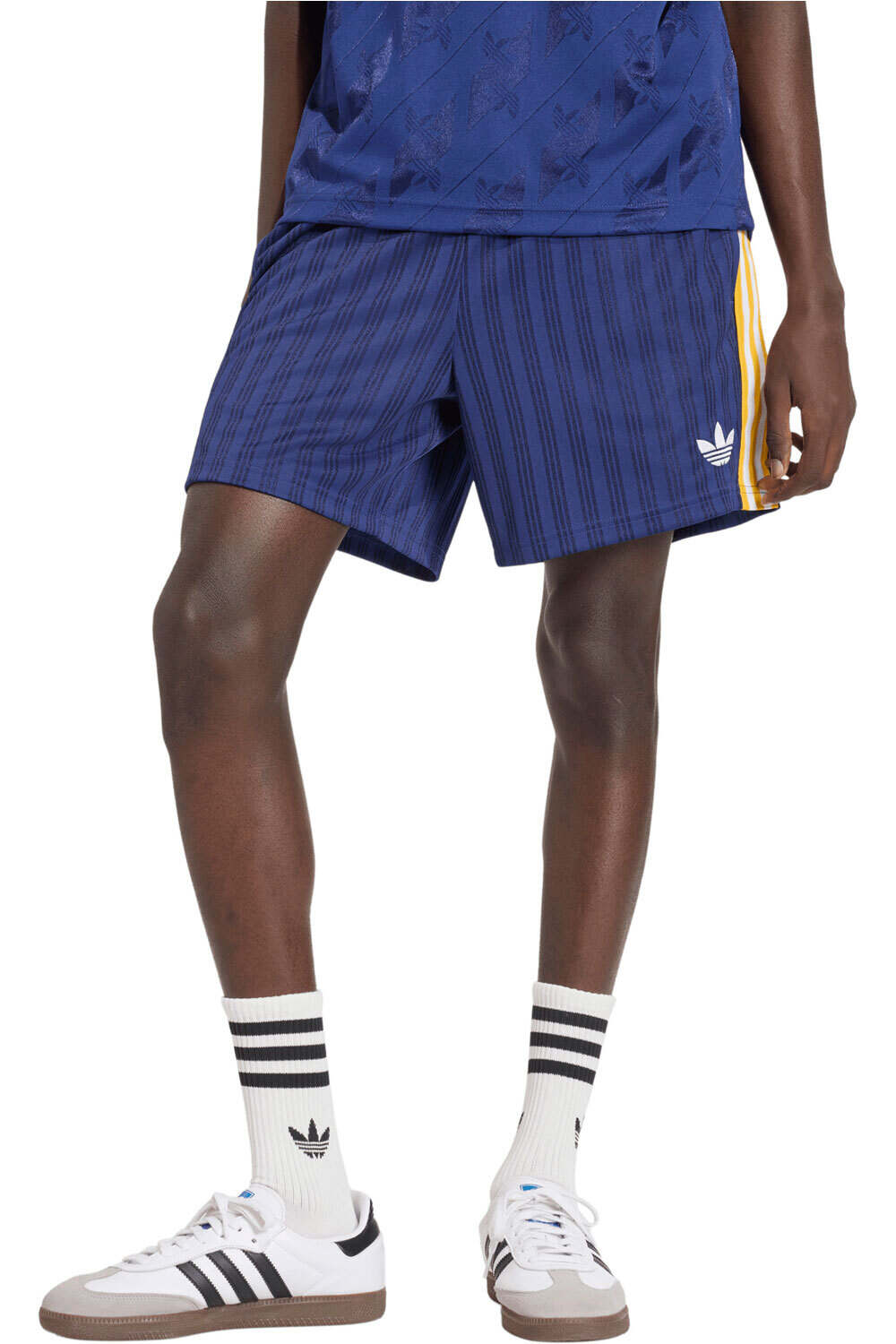 adidas pantalones fútbol oficiales REAL MADRID ORIGINALS vista frontal