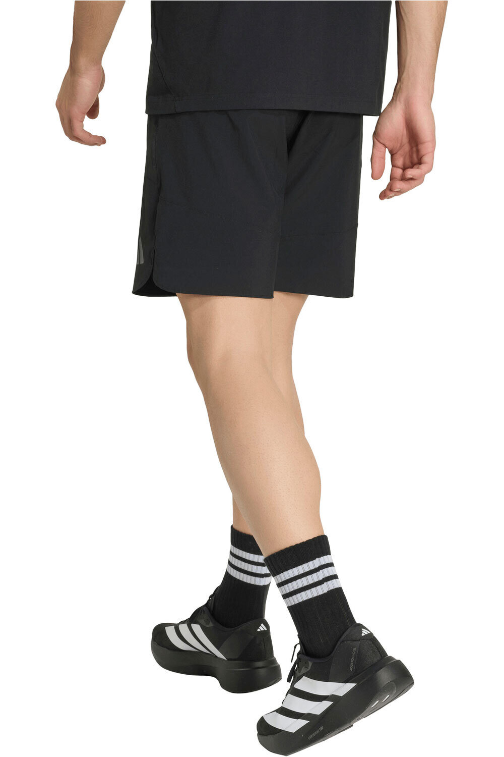 adidas pantalones fútbol oficiales REAL MADRID TIRO TRAVEL SHORT vista trasera