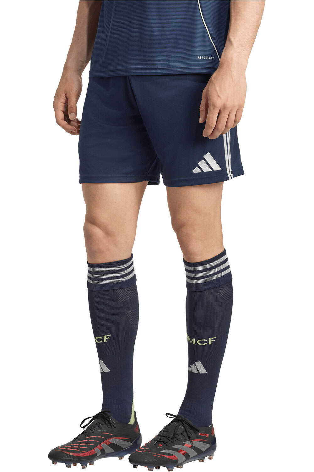 adidas pantalones fútbol oficiales R.MADRID 26 A SHO vista frontal