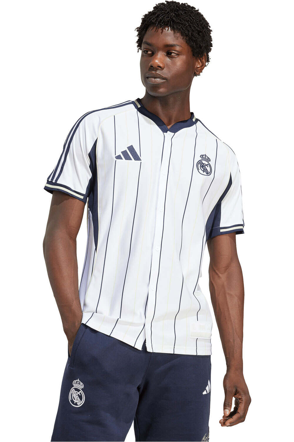 adidas pantalones fútbol oficiales R.MADRID 26 US SHIRT vista frontal