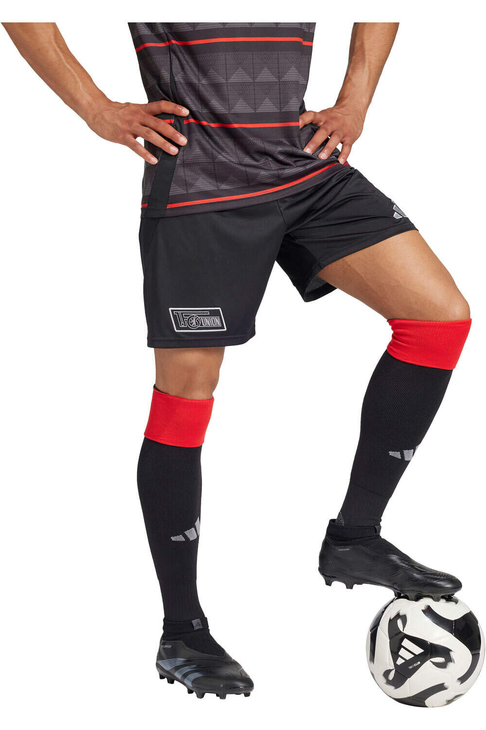 adidas pantalones fútbol oficiales UNION BERLIN 25 A SHO vista detalle