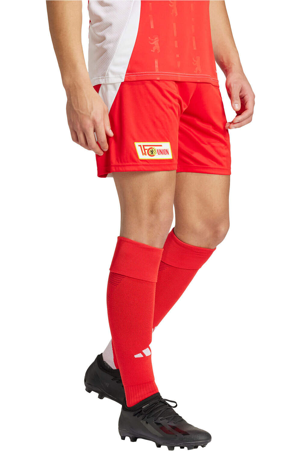 adidas pantalones fútbol oficiales UNION BERLIN 25 H SHO vista frontal