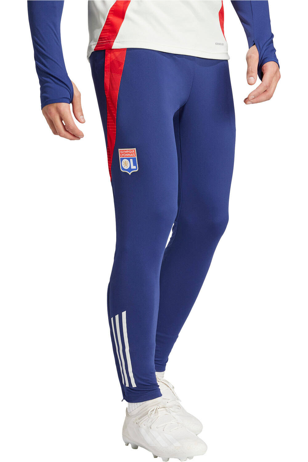 adidas pantalones futbol O.LYON 25 TR PNT vista frontal
