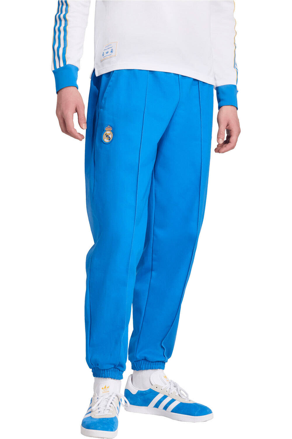 adidas pantalones futbol REAL MADRID TERRACE ICONS DRILL vista frontal