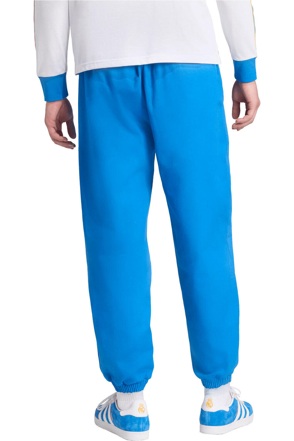 adidas pantalones futbol REAL MADRID TERRACE ICONS DRILL vista trasera