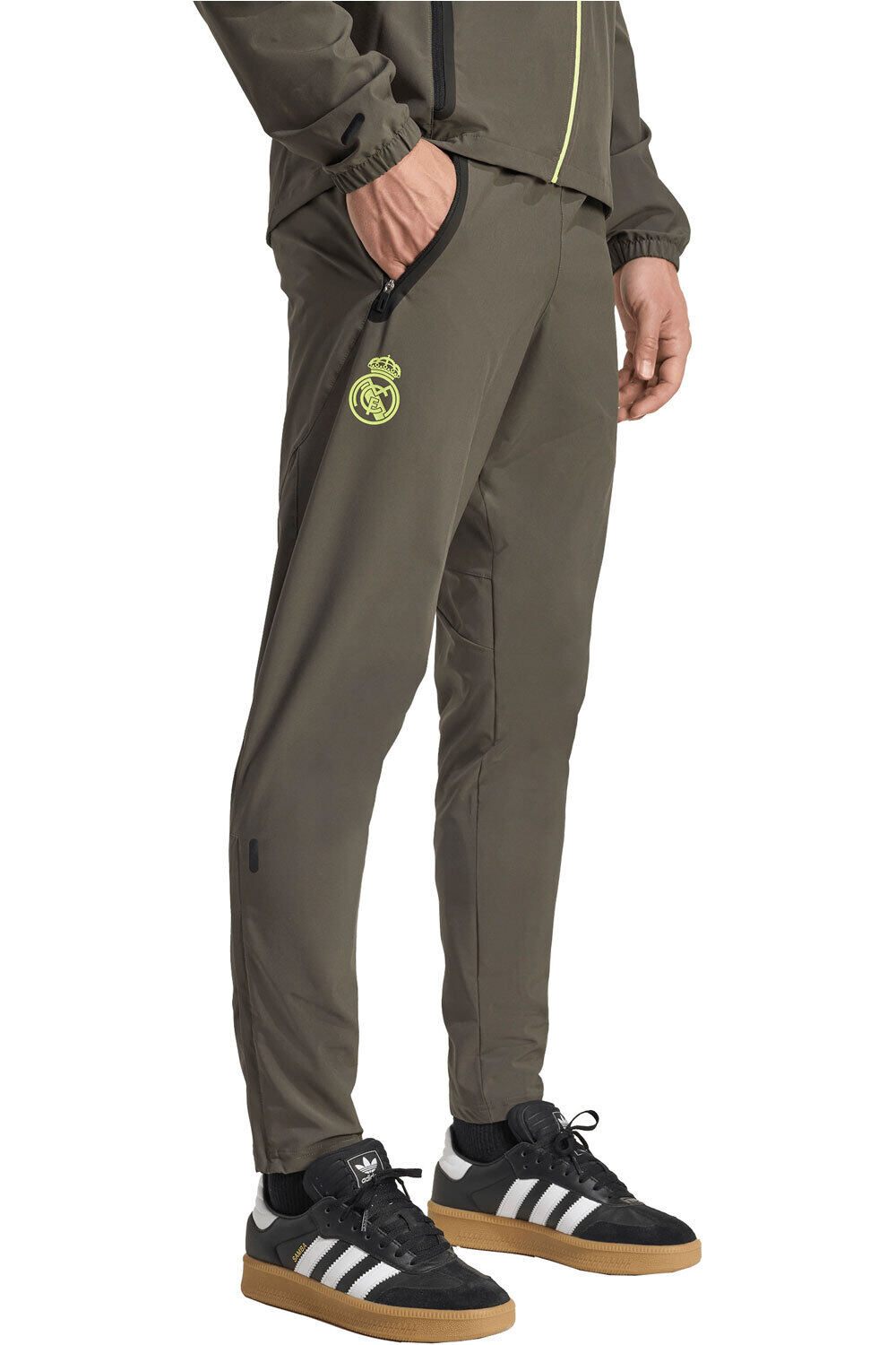 adidas pantalones futbol REAL MADRID TIRO 25 VIS TECH TRAVEL vista detalle