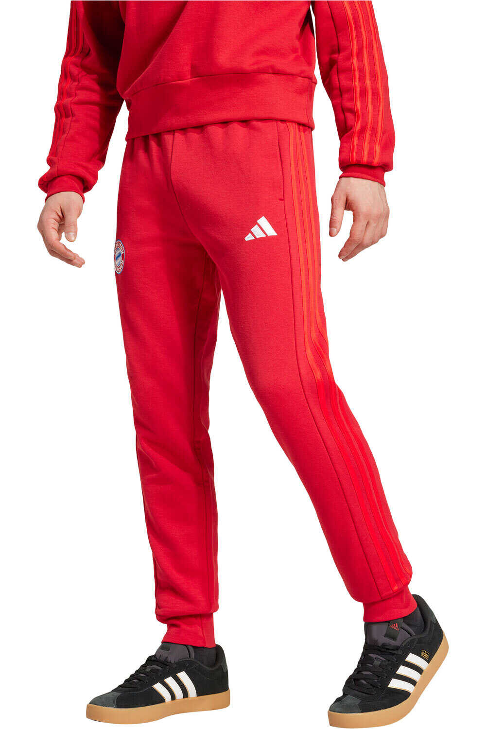 adidas pantalones largos futbol FC BAYERN MUNICH DNA vista frontal