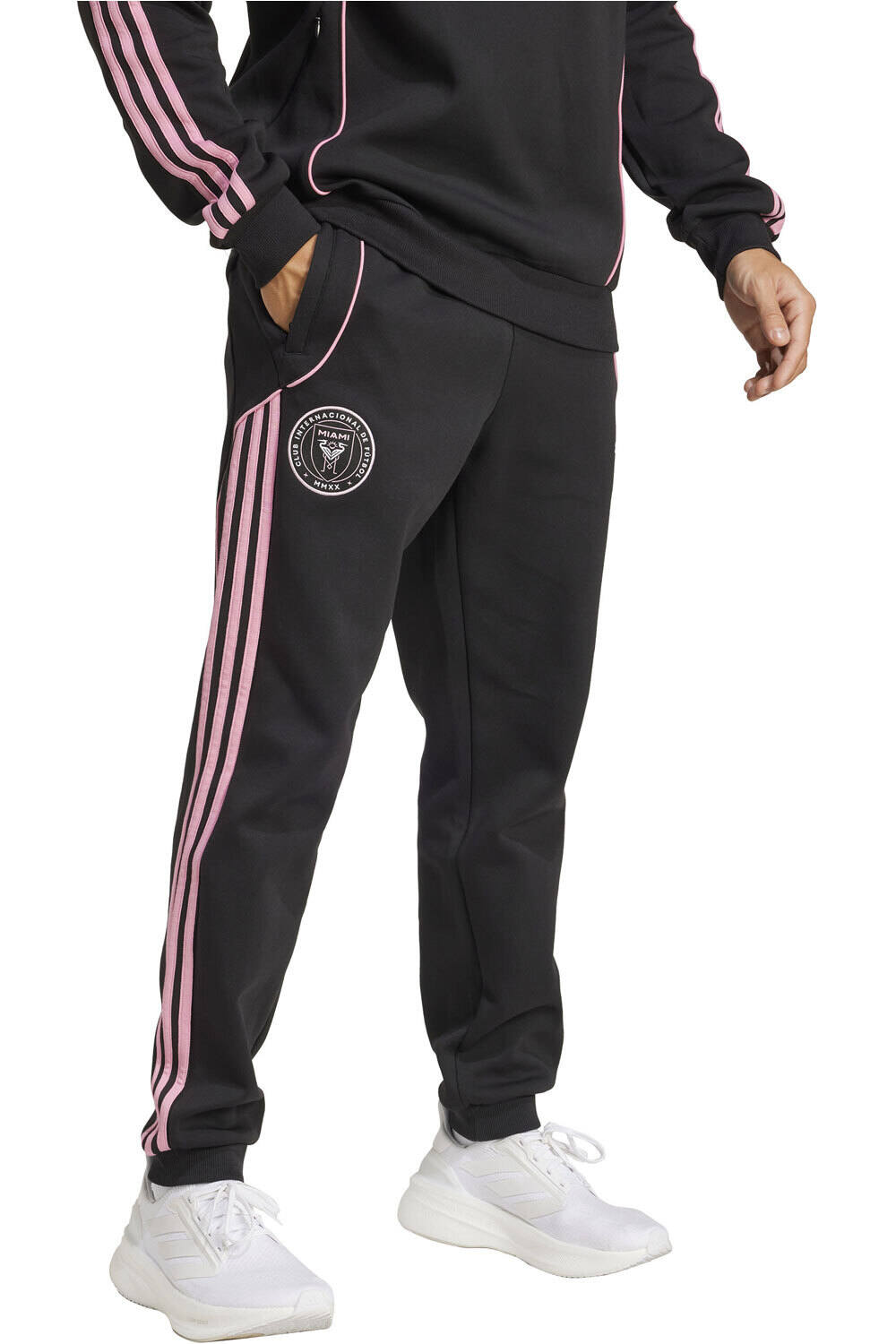 adidas pantalones largos futbol INTER MIAMI 25 TRV PNT vista frontal