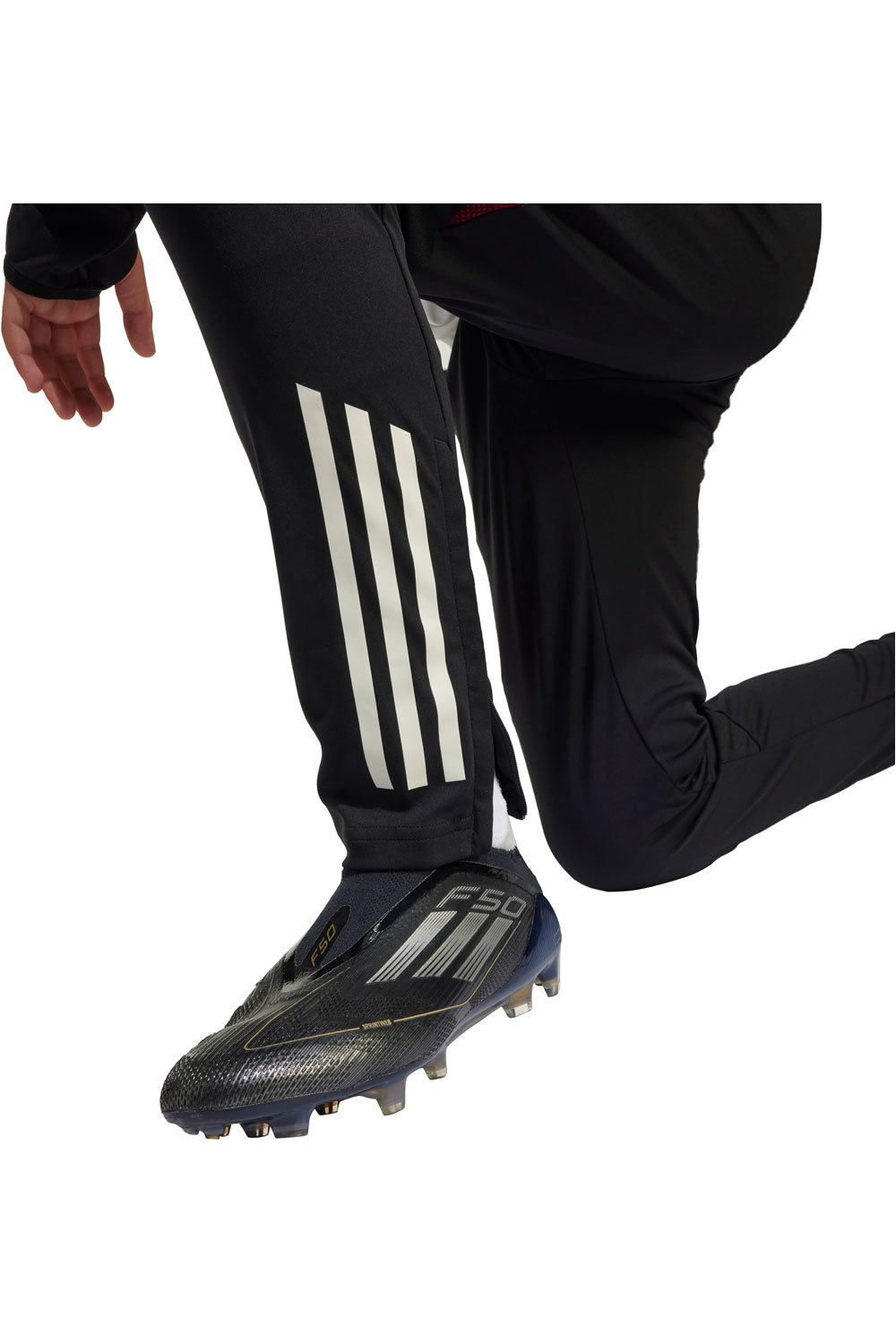 adidas pantalones largos futbol niño Manchester United Tiro 24 (Nios) 03