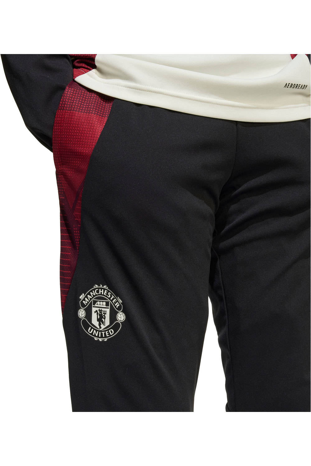 adidas pantalones largos futbol niño Manchester United Tiro 24 (Nios) vista detalle