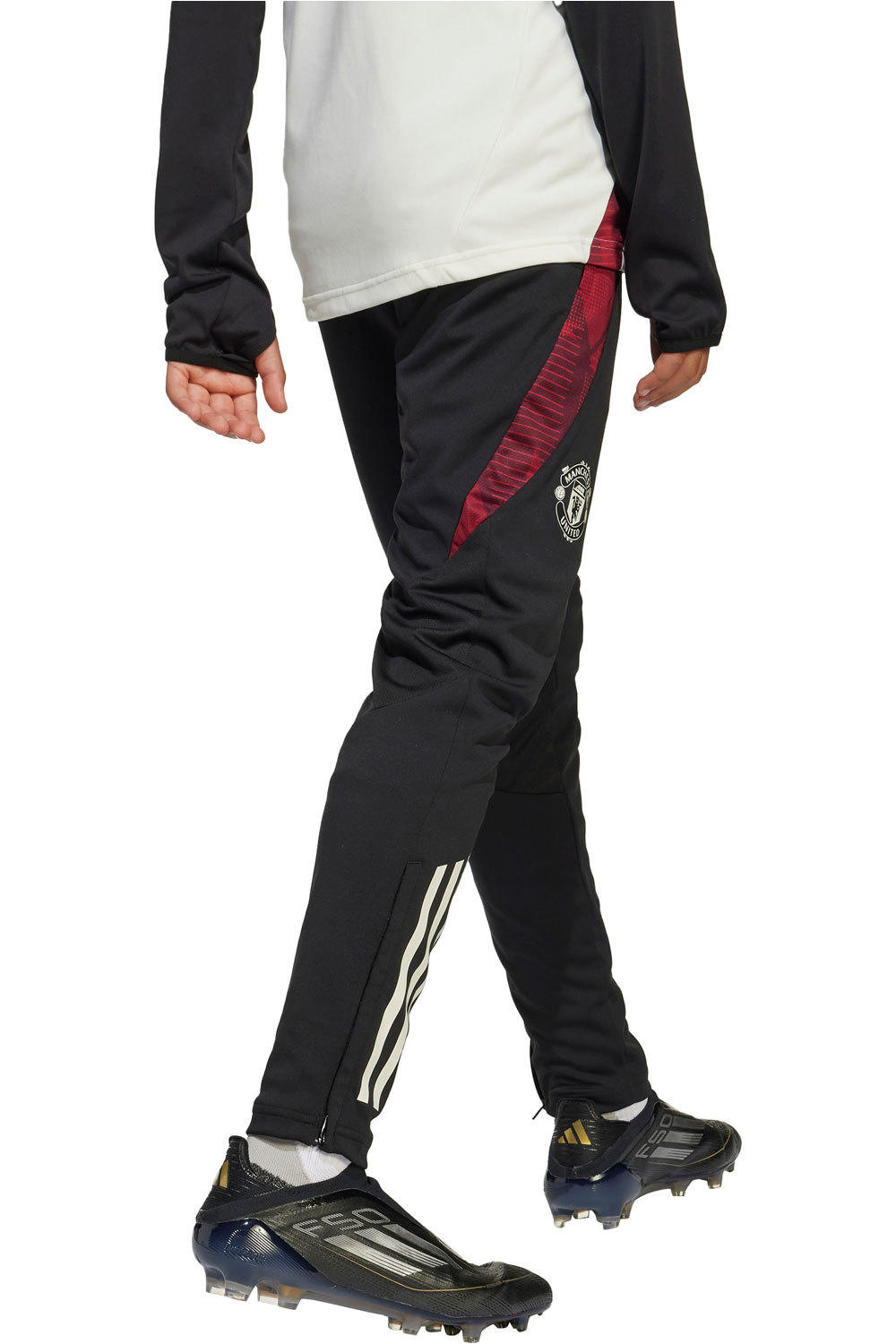 adidas pantalones largos futbol niño Manchester United Tiro 24 (Nios) vista trasera