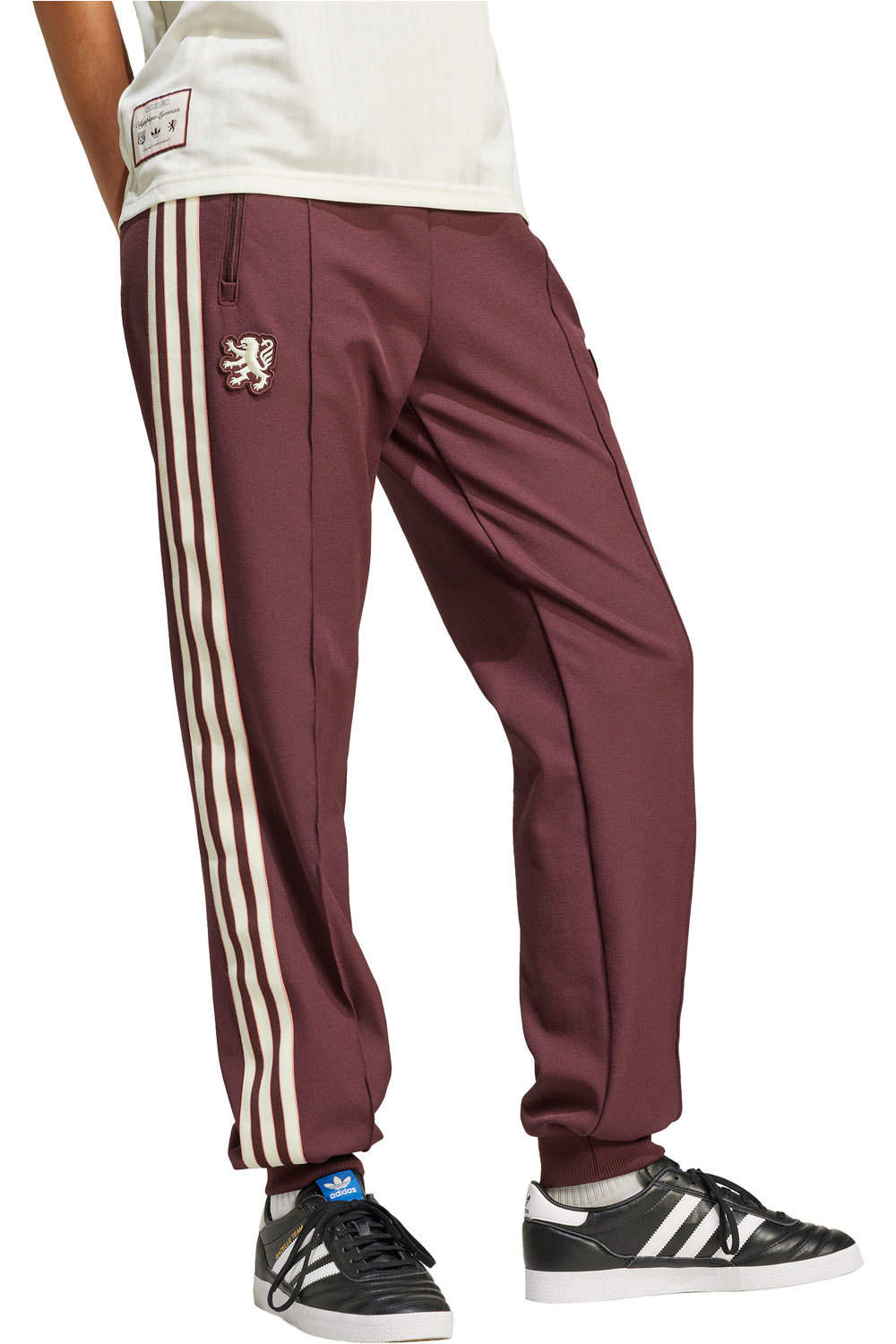adidas pantalones largos futbol O.LYON 25 ICON TP W vista detalle