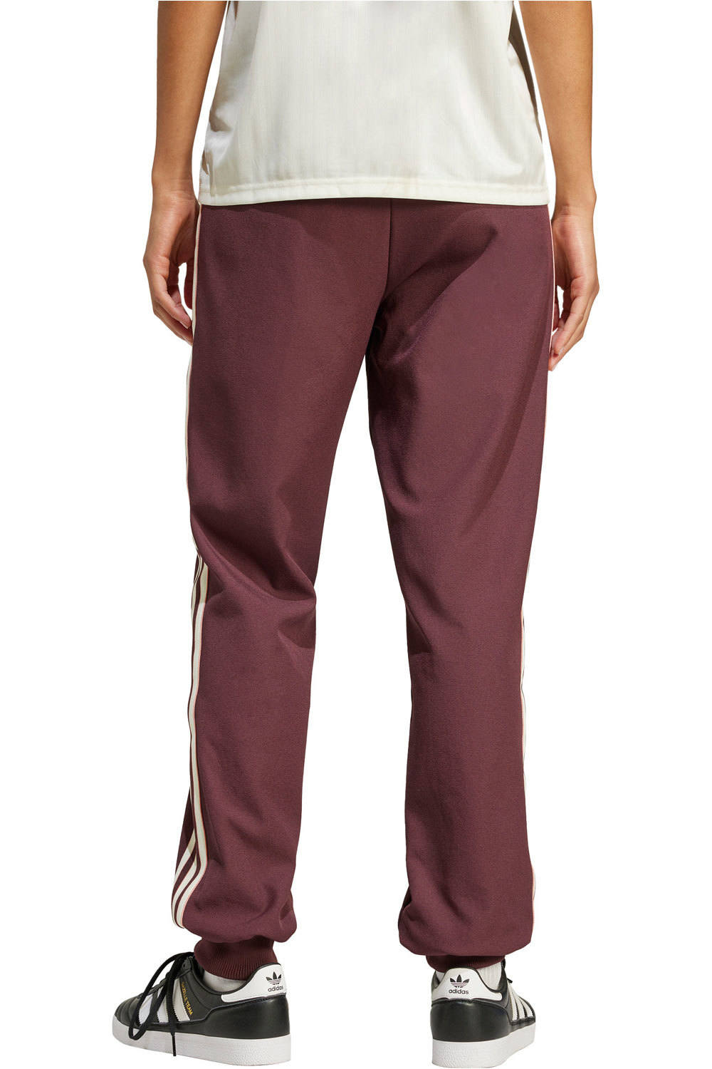 adidas pantalones largos futbol O.LYON 25 ICON TP W vista trasera