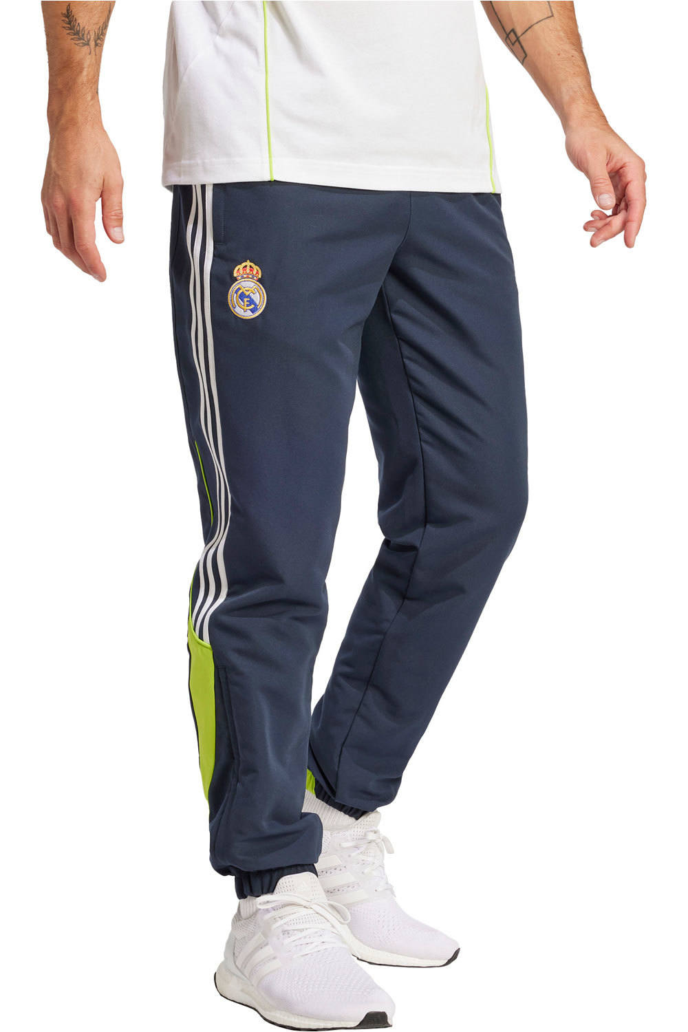 adidas pantalones largos futbol Real Madrid UBP vista frontal