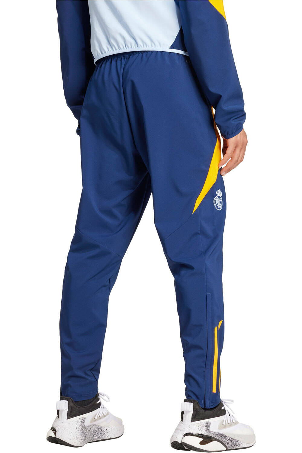 adidas pantalones largos futbol R.MADRID 25 PRE PNT NEOR vista trasera