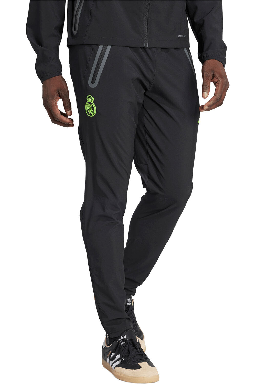 adidas pantalones largos futbol R.MADRID 26 P VT P vista frontal