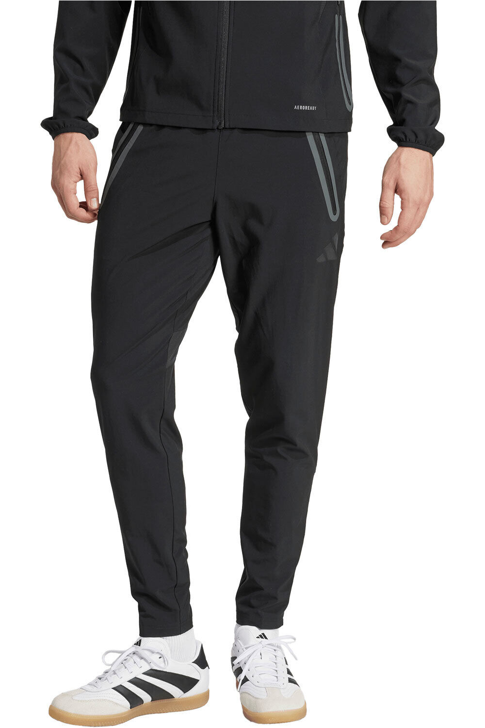 adidas pantalones largos futbol R.MADRID 26 P VT P vista frontal