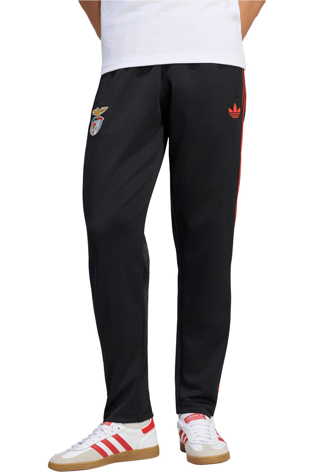 adidas pantalones largos futbol SL BENFICA ORIGINALS vista frontal
